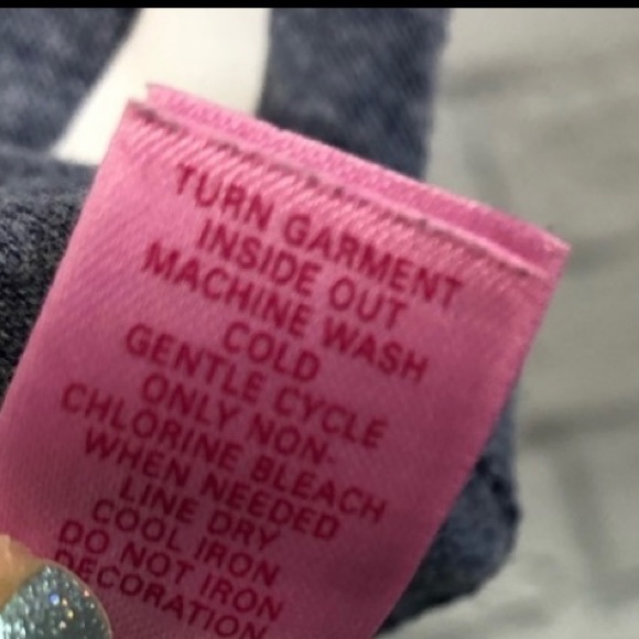 Victoria’s Secret Pink PennState T-shirt Navy Blue White Size Medium PSU - Picture 5 of 11